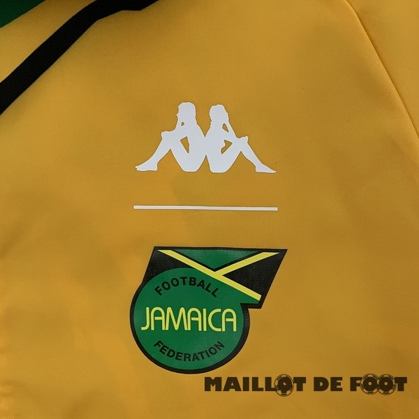 Foot Maillot Pas Cher Coupe Vent Jamaïque 2024 Vert Jaune
