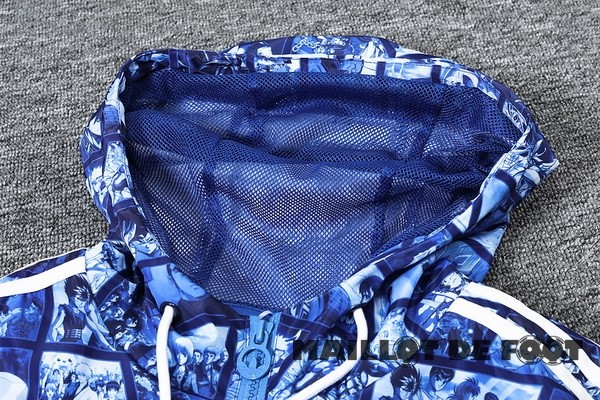 Foot Maillot Pas Cher Coupe Vent Japon 2023 Bleu Blanc