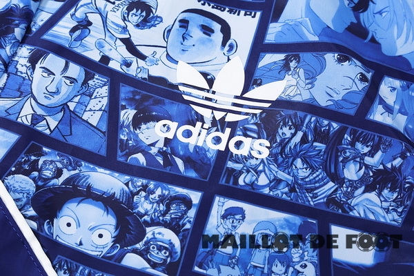 Foot Maillot Pas Cher Coupe Vent Japon 2023 Bleu Blanc