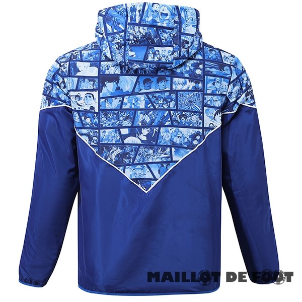 Foot Maillot Pas Cher Coupe Vent Japon 2023 Bleu Blanc