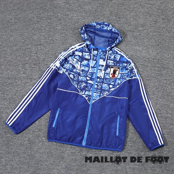 Foot Maillot Pas Cher Coupe Vent Japon 2023 Bleu Blanc