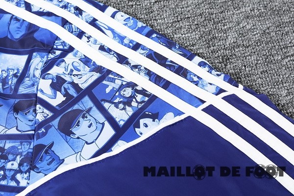 Foot Maillot Pas Cher Coupe Vent Japon 2023 Bleu Blanc