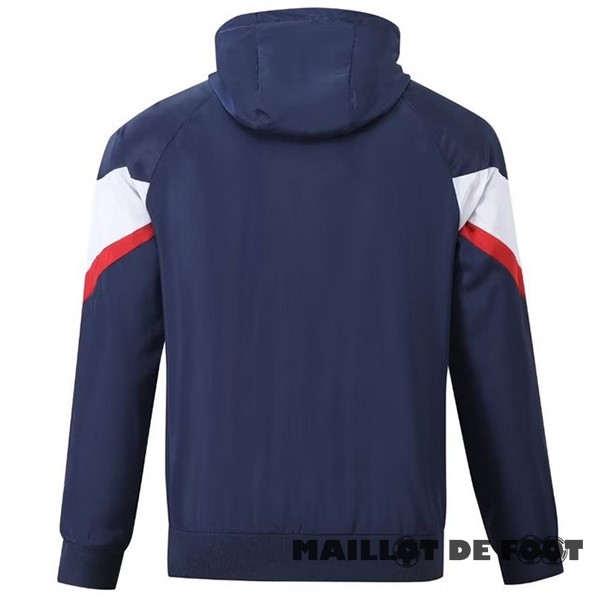 Foot Maillot Pas Cher Coupe Vent Paris Saint Germain 2023 2024 Bleu Marine Blanc Rouge
