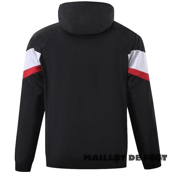 Foot Maillot Pas Cher Coupe Vent Paris Saint Germain 2023 2024 Noir Blanc Rouge