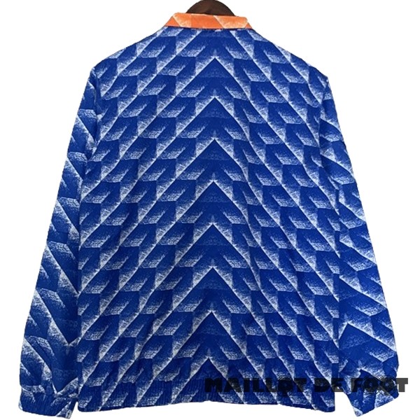 Foot Maillot Pas Cher Coupe Vent Pays Bas 2023 Bleu Orange
