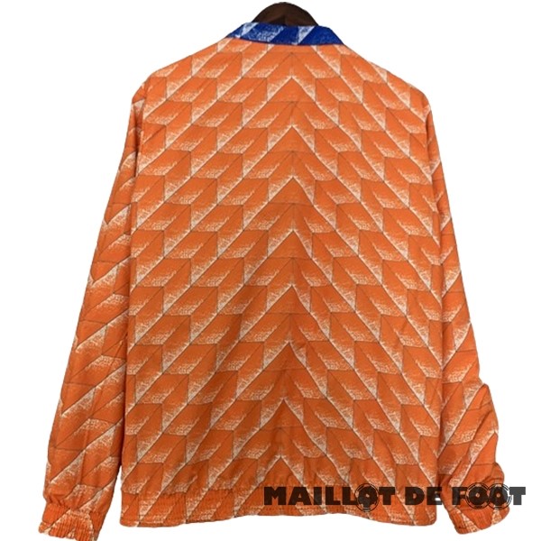 Foot Maillot Pas Cher Coupe Vent Pays Bas 2023 Bleu Orange