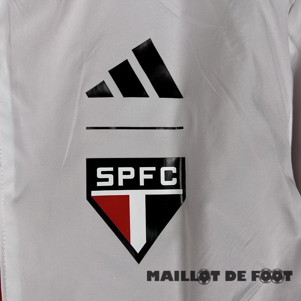 Foot Maillot Pas Cher Coupe Vent São Paulo 2023 2024 Rouge Blanc