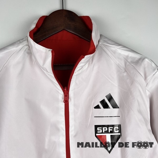 Foot Maillot Pas Cher Coupe Vent São Paulo 2023 2024 Rouge Blanc