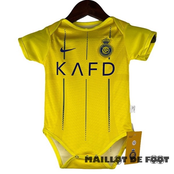 Foot Maillot Pas Cher Domicile Bodies Enfant Al Nassr 2023 2024 Jaune