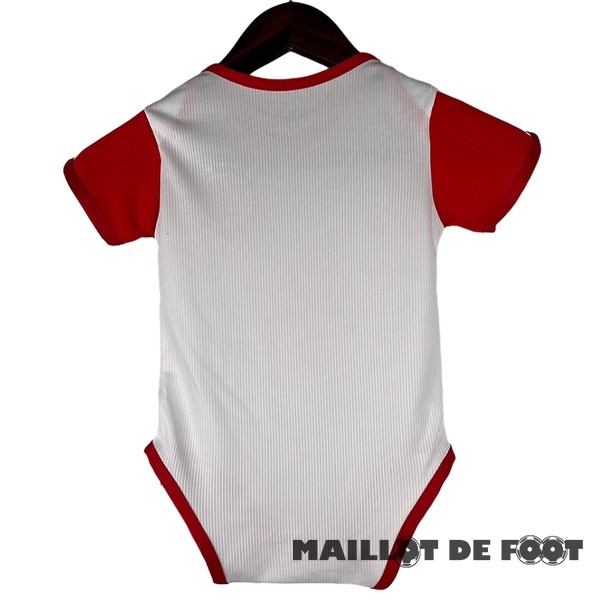 Foot Maillot Pas Cher Domicile Bodies Enfant Bayern Múnich 2023 2024 Blanc Rouge