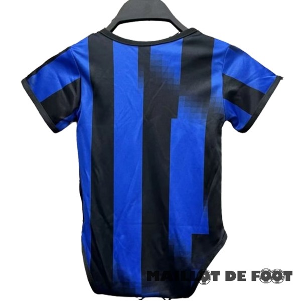 Foot Maillot Pas Cher Domicile Bodies Enfant Inter Milán 2023 2024 Bleu Noir