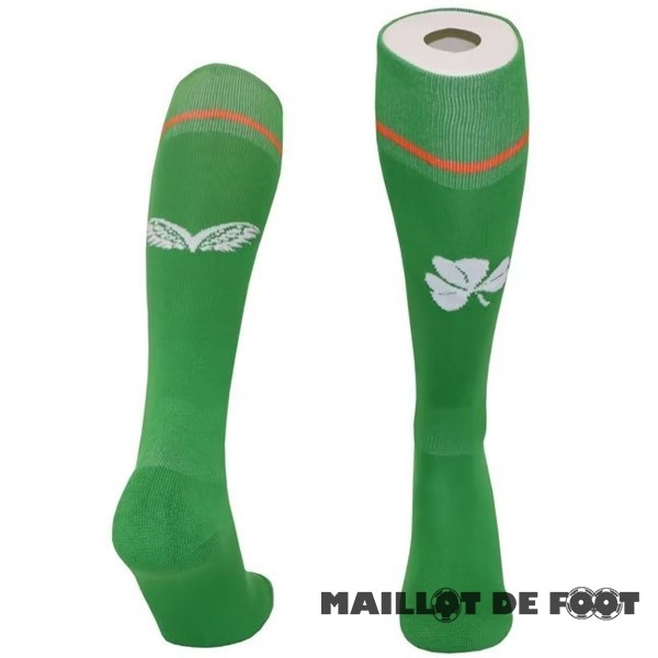 Foot Maillot Pas Cher Domicile Chaussette Irlande 2023 Vert