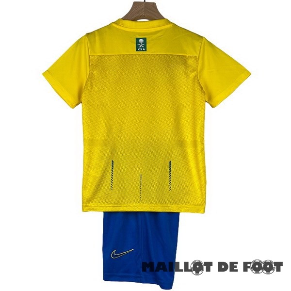 Foot Maillot Pas Cher Domicile Conjunto De Enfant Al Nassr 2023 2024 Jaune