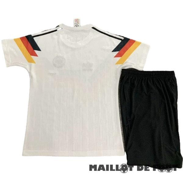 Foot Maillot Pas Cher Domicile Conjunto De Enfant Allemagne Retro 1990 Blanc