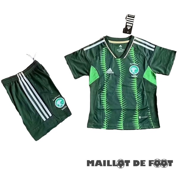 Foot Maillot Pas Cher Domicile Conjunto De Enfant Arabie saoudite 2023 Vert