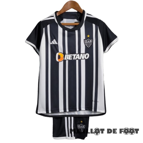 Foot Maillot Pas Cher Domicile Conjunto De Enfant Atlético Mineiro 2023 2024 Noir