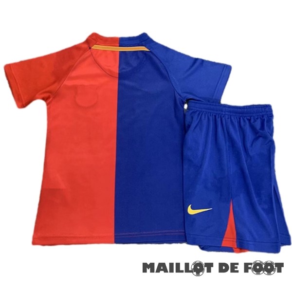Foot Maillot Pas Cher Domicile Conjunto De Enfant Barcelona Retro 2008 2009 Rouge Bleu