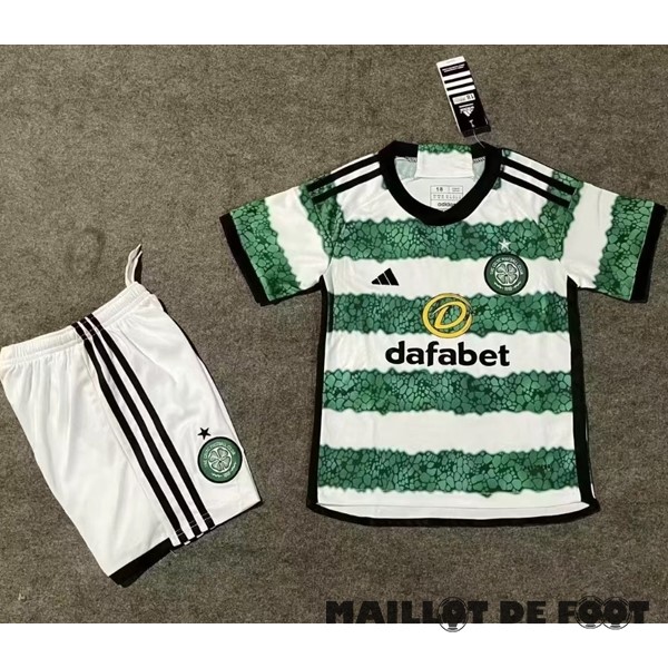 Foot Maillot Pas Cher Domicile Conjunto De Enfant Celtic 2023 2024 Vert Blanc
