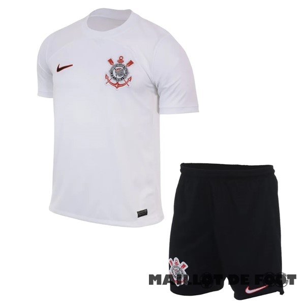 Foot Maillot Pas Cher Domicile Conjunto De Enfant Corinthians Paulista 2023 2024 Blanc