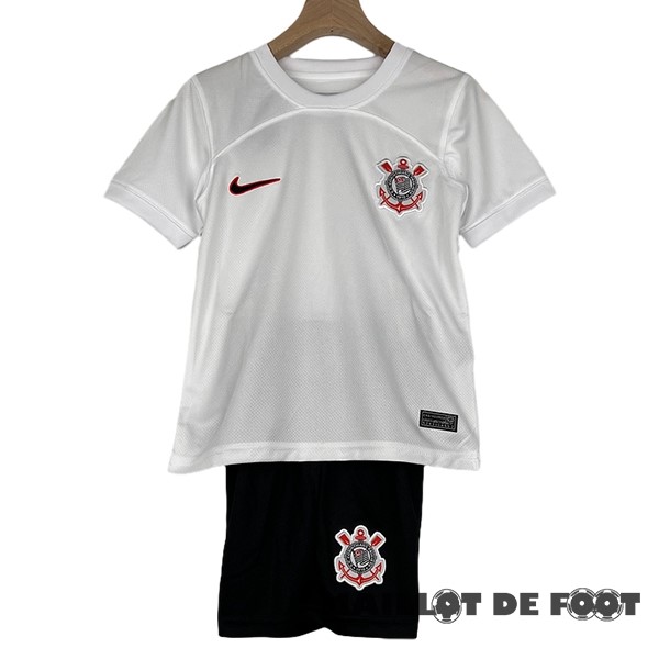 Foot Maillot Pas Cher Domicile Conjunto De Enfant Corinthians Paulista 2023 2024 Blanc