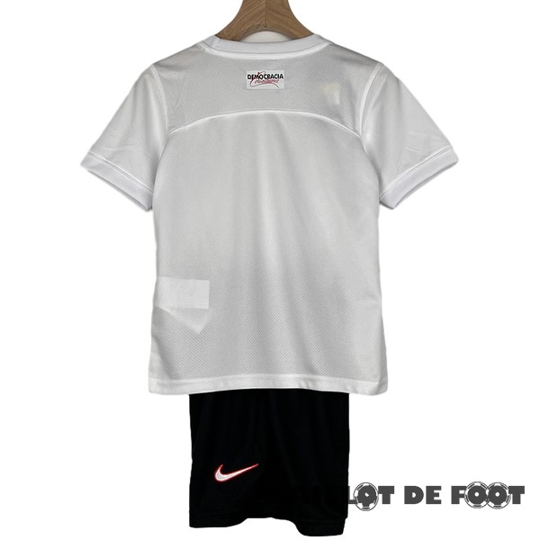 Foot Maillot Pas Cher Domicile Conjunto De Enfant Corinthians Paulista 2023 2024 Blanc