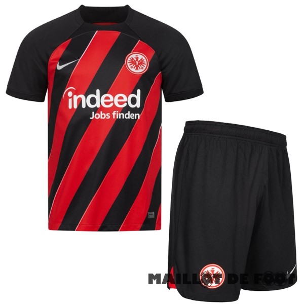 Foot Maillot Pas Cher Domicile Conjunto De Enfant Eintracht Frankfurt 2023 2024 Rouge Noir