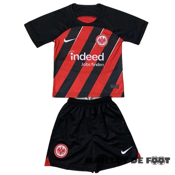 Foot Maillot Pas Cher Domicile Conjunto De Enfant Eintracht Frankfurt 2023 2024 Rouge Noir