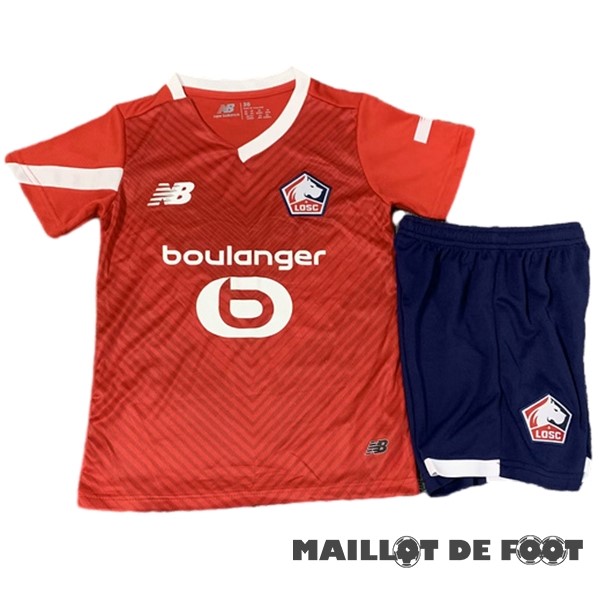 Foot Maillot Pas Cher Domicile Conjunto De Enfant Lille 2023 2024 Rouge