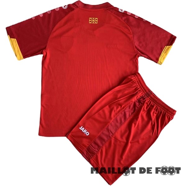 Foot Maillot Pas Cher Domicile Conjunto De Enfant Macédoine du Nord 2023 Rouge