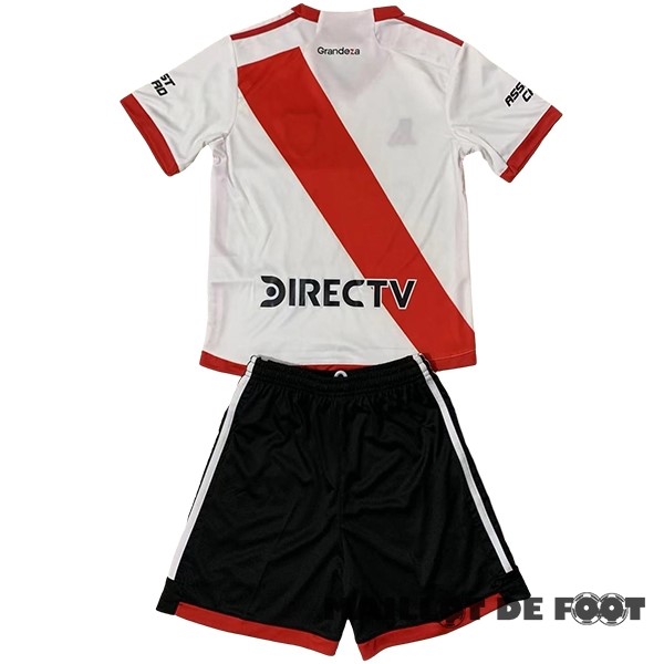 Foot Maillot Pas Cher Domicile Conjunto De Enfant River Plate 2023 2024 Blanc