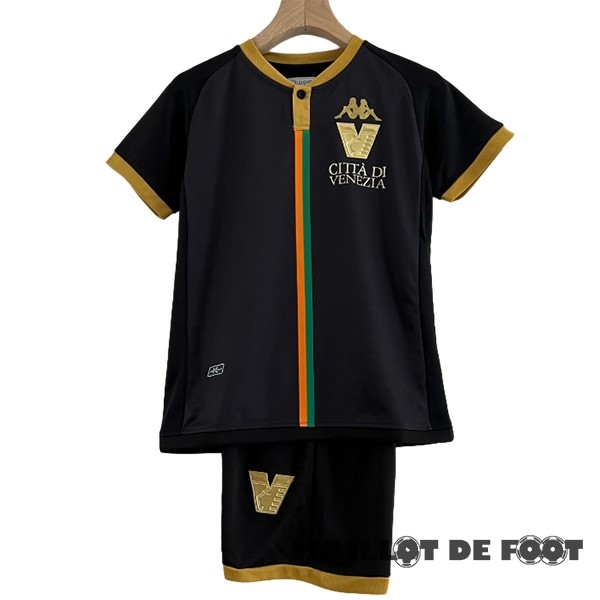 Foot Maillot Pas Cher Domicile Conjunto De Enfant Venezia 2023 2024 Noir