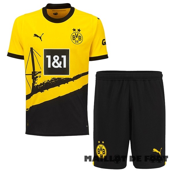 Foot Maillot Pas Cher Domicile Conjunto De Homme Borussia Dortmund 2023 2024 Jaune