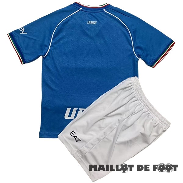 Foot Maillot Pas Cher Domicile Conjunto De Homme Napoli 2023 2024 Bleu Blanc