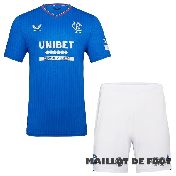 Foot Maillot Pas Cher Domicile Conjunto De Homme Rangers 2023 2024 Bleu