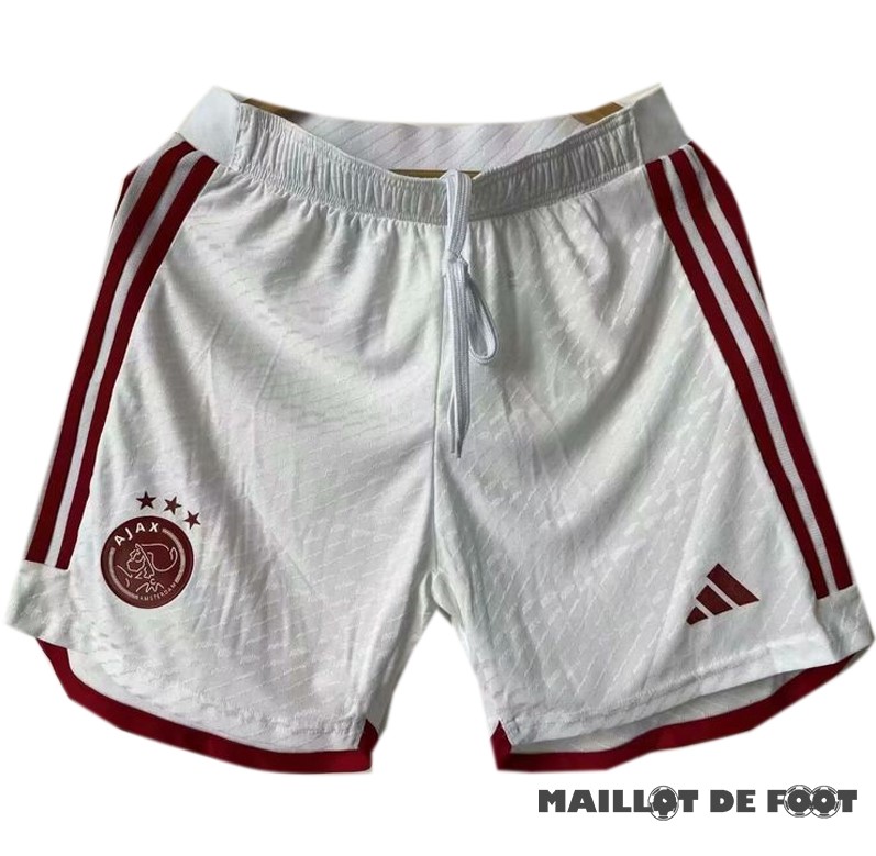 Foot Maillot Pas Cher Domicile Joueurs Pantalon Ajax 2023 2024 Blanc
