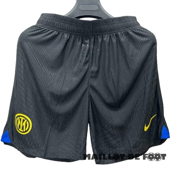Foot Maillot Pas Cher Domicile Joueurs Pantalon Inter Milán 2023 2024 Noir