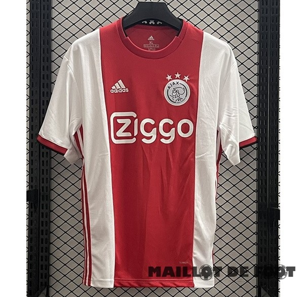 Foot Maillot Pas Cher Domicile Maillot Ajax Retro 2019 2020 Rouge Blanc