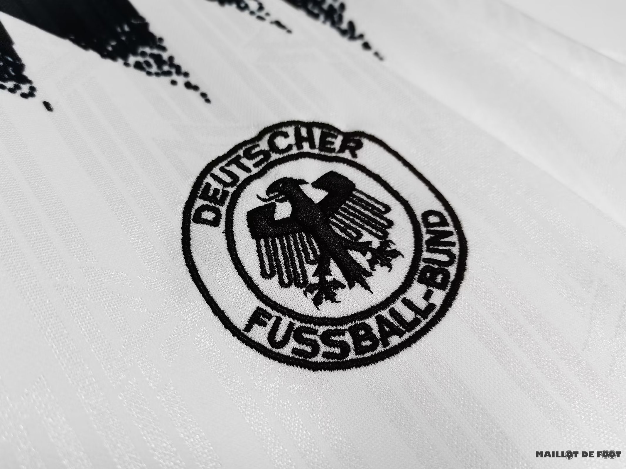 Foot Maillot Pas Cher Domicile Maillot Allemagne Retro 1994 Blanc