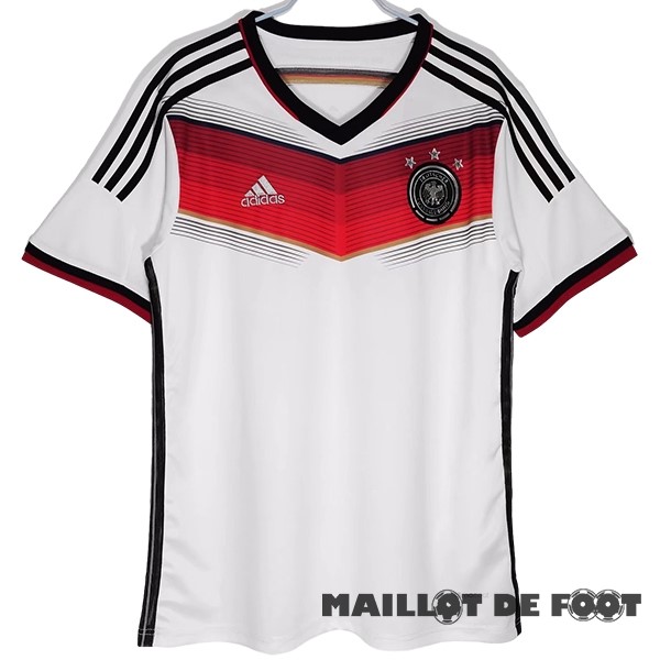 Foot Maillot Pas Cher Domicile Maillot Allemagne Retro 2014 Blanc