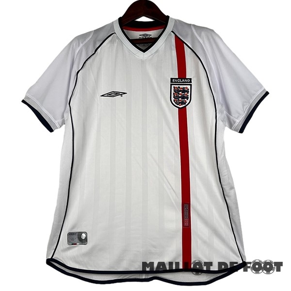 Foot Maillot Pas Cher Domicile Maillot Angleterre Retro 2002 Blanc