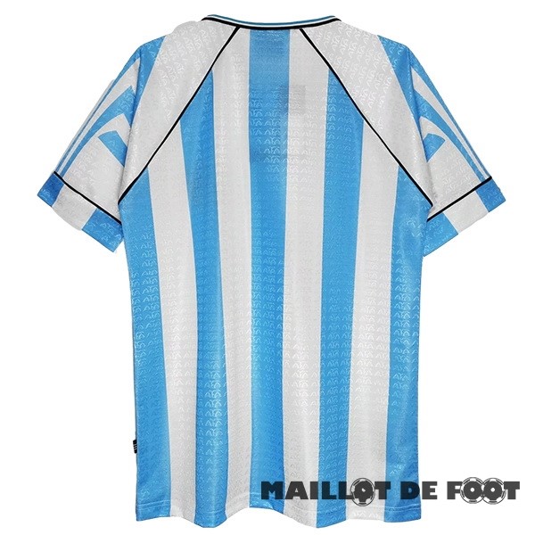 Foot Maillot Pas Cher Domicile Maillot Argentine Retro 1996 Bleu