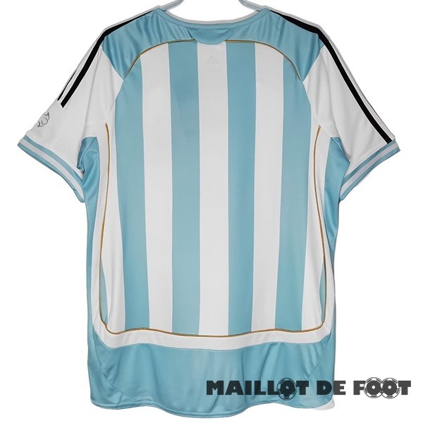 Foot Maillot Pas Cher Domicile Maillot Argentine Retro 2006 Bleu