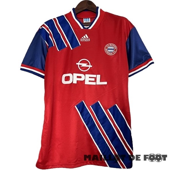Foot Maillot Pas Cher Domicile Maillot Bayern Múnich Retro 1993 1995 Bleu Rouge