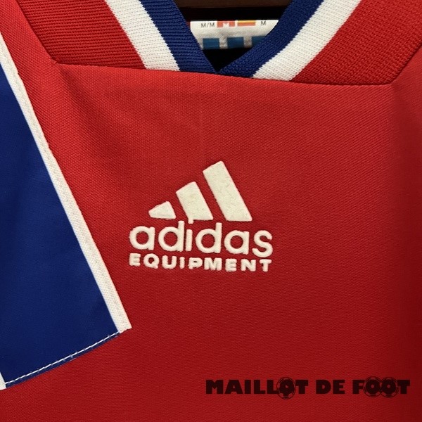 Foot Maillot Pas Cher Domicile Maillot Bayern Múnich Retro 1993 1995 Bleu Rouge