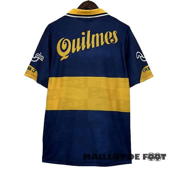 Foot Maillot Pas Cher Domicile Maillot Boca Juniors Retro 1995 1996 Bleu
