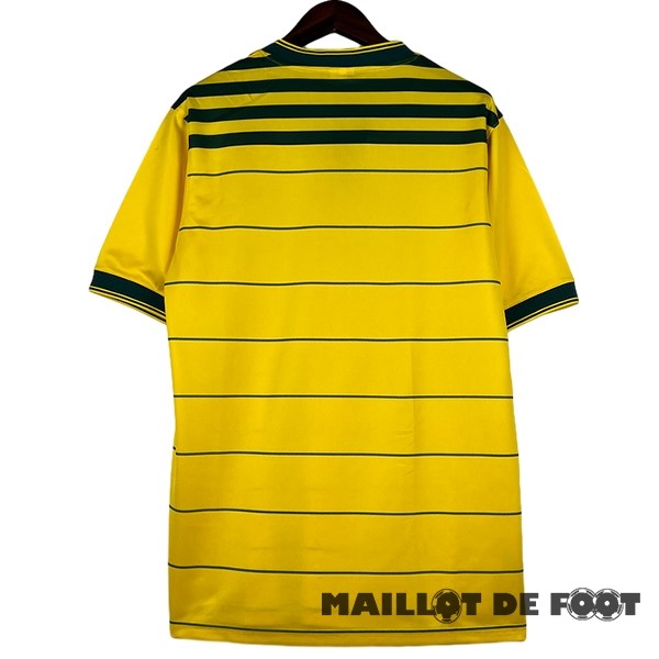 Foot Maillot Pas Cher Domicile Maillot Brésil Retro 1984 Jaune