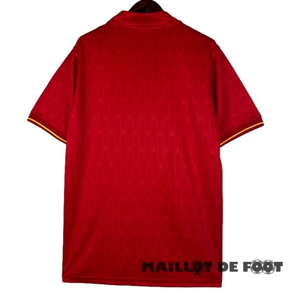 Foot Maillot Pas Cher Domicile Maillot Espagne Retro 1990 1991 Rouge