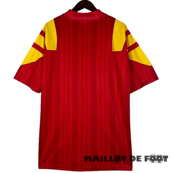 Foot Maillot Pas Cher Domicile Maillot Espagne Retro 1992 Rouge