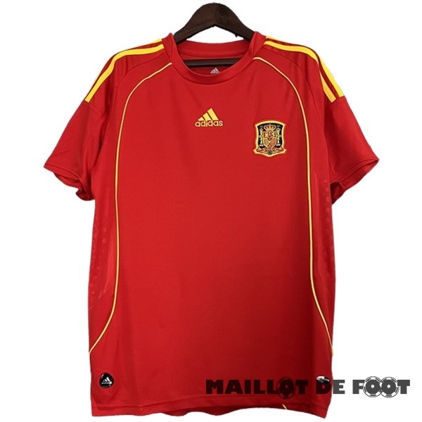 Foot Maillot Pas Cher Domicile Maillot Espagne Retro 2008 Rouge