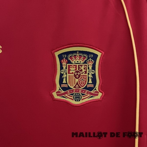 Foot Maillot Pas Cher Domicile Maillot Espagne Retro 2008 Rouge